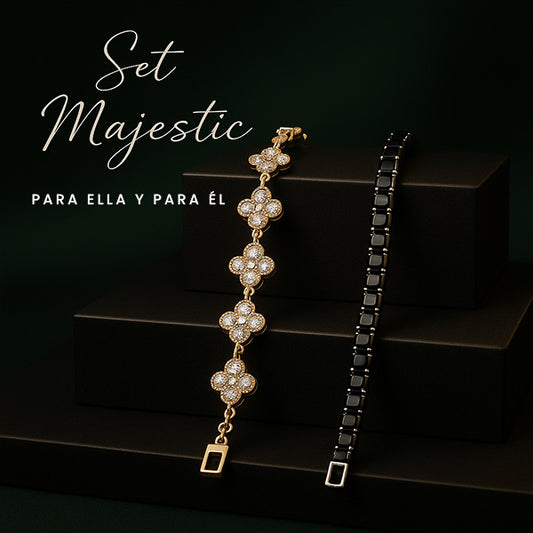 Set Majestic ✨Juego de Pulseras para Parejas ✨